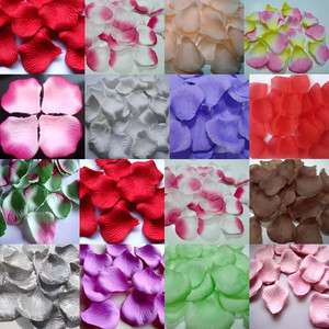 200pc 2 Silk Rose Petals Wedding Supplies Decorations Free Shipping 