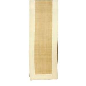 Raffia Fiber and Cotton Beige Table Runner First Place Runner Table 