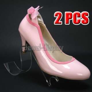 2pcs X Acrylic Shoe Display Stand Rack Sandal Holder #3  