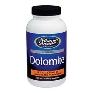 Vitamin Shoppe   Dolomite, 500 tablets