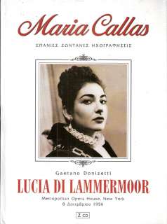 MARIA CALLAS   LUCIA DI LAMMERMOOR  2 CD HUGE SET  BOOK  