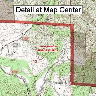   Map   Pozo Summit, California (Folded/Waterproof)