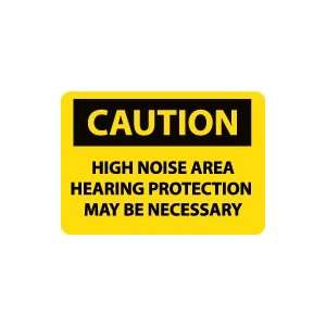   Hearing Protection May Be Necessary Safety Sign