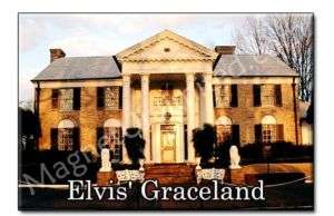 ELVIS’S GRACELAND   Tennessee TN Souvenir Fridge Magnet  