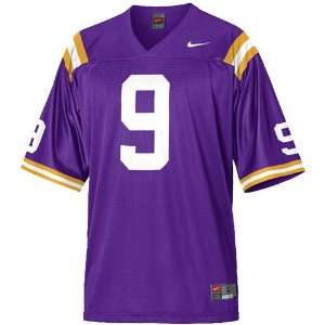   Nike LSU Tigers #9 Purple Replica Football Jersey: Sports & Outdoors