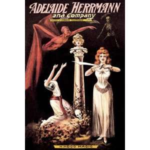 Adelaide Herrmann and Company Hindoo Magic by 