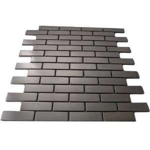   75X2.5 Metal Tiles 1/4 Sheet Sample Brick Pattern