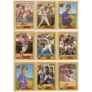 1987 New York Mets Topps Team Set w/ Traded Cards:  Sports 