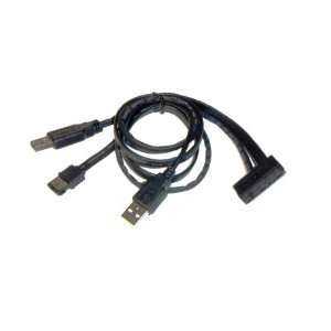  Micro SATA 1.8 inch Cable with eSATA DATA   1.5 Amp 
