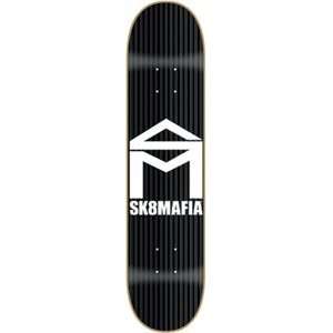 Sk8 Mafia House Pinstripe Black Skateboard Deck  Sports 