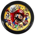   Black Wall Clock of Super Mario Bros. Mario Memories (No Luigi