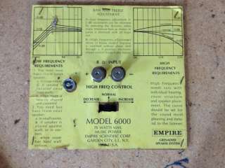 Empire Model 6000 Stereo Speakers Vintage Working  