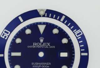 Mens Rolex Submariner 16610 Converted 116619 Blue Dial & Blue Insert 