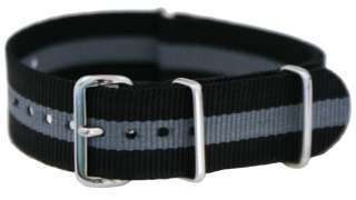 20MM STRIPPED nato Watch Band Strap fit TIMEX WEEKENDER  
