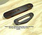 FENDER TELECASTER ROSEWOOD CONTROL PLATE & PICKUP MOUNTING RING w 