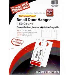   counts Pre Cut Small Door Hanger Paper Sign Printable: Office Products
