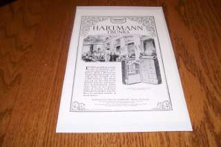 1925 HARTMANN WARDROBE TRUNKS AD  