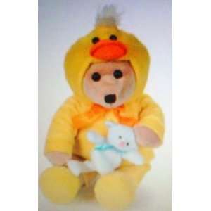  Easter Plush Bear in Duck Costume: Toys & Games