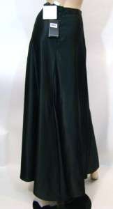NEW TADASHI Black Satin Long Maxi Fish Tail Occasion Gown Skirt 4P 2 