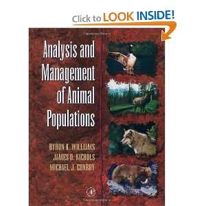   Management of Animal Populations [Hardcover] Byron K. Williams Books