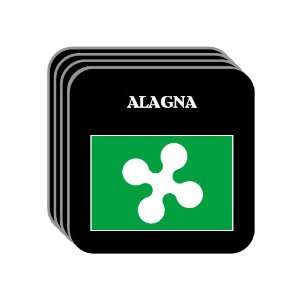  Italy Region, Lombardy   ALAGNA Set of 4 Mini Mousepad 