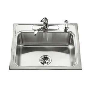 KOHLER 3288 4 NA Lyric Single Basin Self Rimming Kitchen Sink  