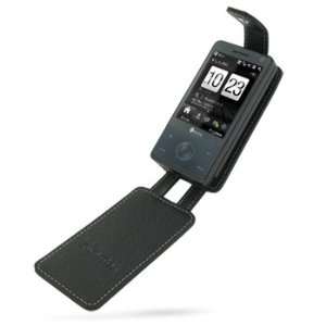   PDair Black Leather Flip Style Case for HTC Touch Pro GSM: Electronics