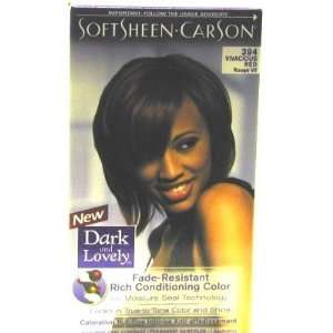  Dark & Lovely Color #394 Vivacious Red (3 Pack) with Free 