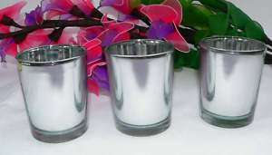 60 silver wedding /anniversary decoration candle holder  