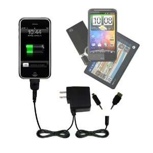  Wall Home Charger with tips including a tip for the Apple iPhone 