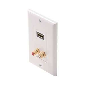   DUAL RCA JACK (Home Automation / Wall Plates  With Connectors