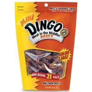  United Pet Group Dingo 21Pk Beefy Treat 95021 Cat & Dog 