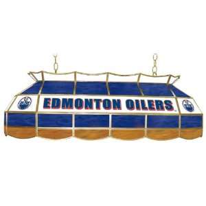  NHL Edmonton Oilers Stained Glass 40 inch Lighting Fixture 