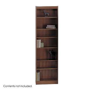 Safco Products Safco 1515WL 7 Shelf Veneer Baby Bookcase, 24W Walnut 