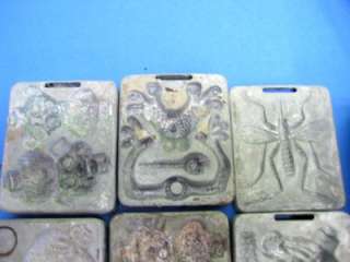   THING MAKER LOT OF 9 MOLDS CREEPLE PEOPLE, CREEPY CRAWLERS  