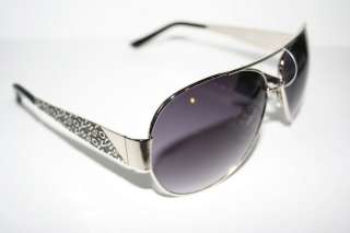 Louis V Eyewear Paris Cop Aviator Sunglasses Black Silver metal Frame 