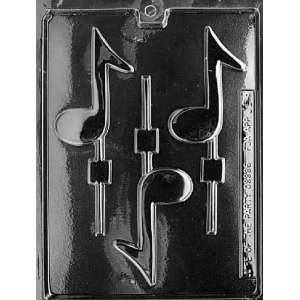    MUSICAL NOTE LOLLY Jobs Candy Mold Chocolate: Home & Kitchen