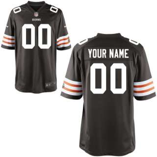 Mens Nike Cleveland Browns Customized Game Team Color Jersey (S 4XL 