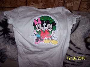 Disney Mickey and Minnie light up Flashing T Shirt  