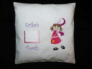 Personalized Girl Tooth Fairy Pillow   Princess  