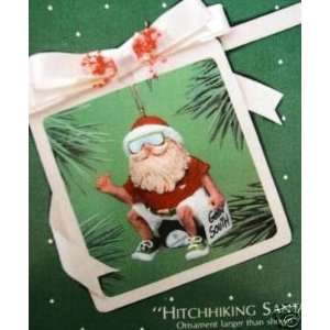 Hallmark Keepsake Ornament Hitchhiking Santa 1983 