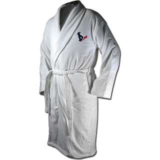   Sports Houston Texans Team Logo Embroidered Bath Robe   NFLShop