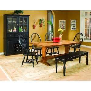  6pc Southside Collection Country Style Dining Table 