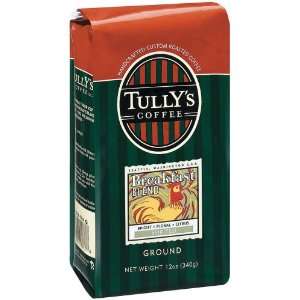Tullys Coffee Breakfast Blend GROUND Grocery & Gourmet Food