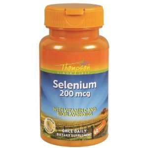  Thompson Minerals   Selenium Plus 200 mcg 60 tablets Health 