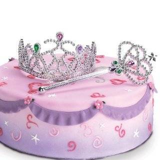  Princess Tiara Crown & Wand Cake Topper Set Everything 
