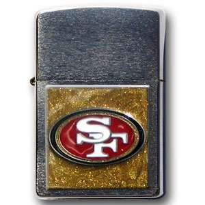 San Francisco 49ers Large Emblem Zippo Lighter  Sports 