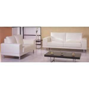   Sofa & Loveseat Set Concorde Leather Sofa Collection: Home & Kitchen