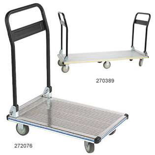   18.5 x29 Platform Aluminum Folding Handle Platform Cart 