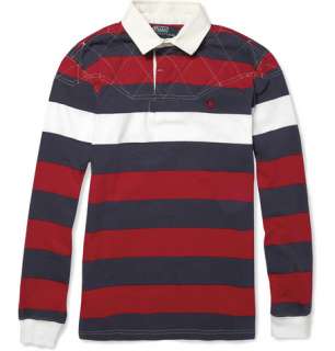   > Polos > Long sleeve polos > Striped Cotton Rugby Shirt